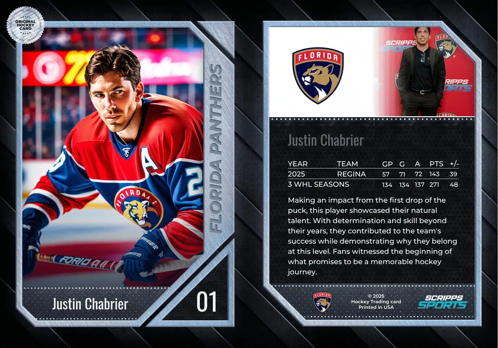 DippPhotoboothAITradingCardforFloridaPanthersandScrippsSports2